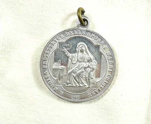 Vecchia medaglia devozionale - medaglia,