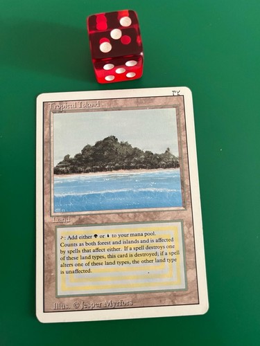 Mtg tropical island poor - tropical, poor/inked