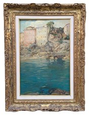Ottorino CAMPAGNARI (1910-1987) - Camogli, olio su tela