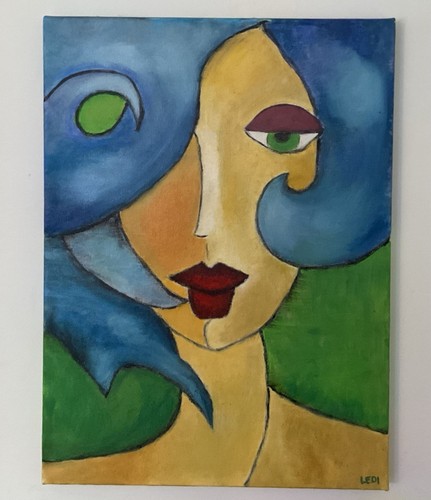 Dipinto olio misto acrilico - ad,