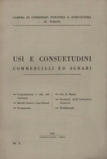 libro Usi e consuetudini commerciali ed agrari Artale 1962