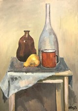Dipinto Olio su Tela Natura
