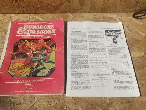Tsr gioco dungeon masters - d&d,