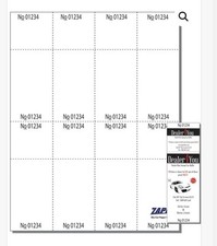Laser Print Blank Ticket