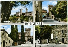 BOLGHERI CASTAGNETO CARDUCCI LIVORNO vedutine Castello Casa del Poeta Giosuè C.