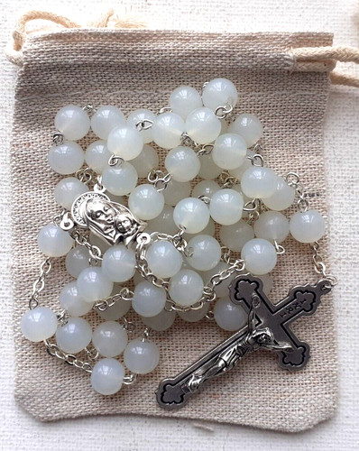 Rosary aquamarine italian - rosary,