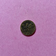 Moneta Albania 0,05 LEK 1940 XVIII - Vittorio Emanuele III Imperatore - RARA
