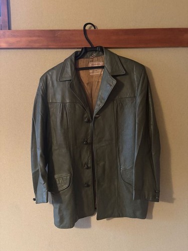 Cappotto vintage vera pelle