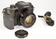 Corpo Minolta Alpha-7 con Minolta Maxxum AF 1.4/50mm 2322/111