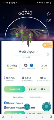 Pokemon shiny hydreigon - pokemon,