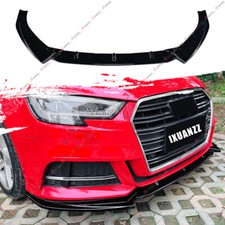Gloss Blk Front Bumper Spoiler