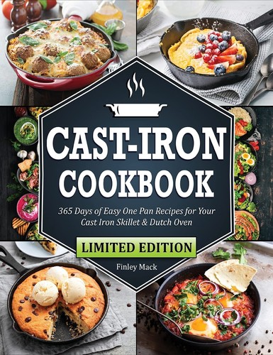 Cast iron cookbook 365 - iron,
