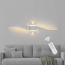 Applique Da Parete Interno,120Cm Applique Camera Da Letto Ad Onda,Lampada Da Par