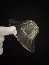 Tazza 16x7 cm Vetro Murano Soffiato Portalampada Ricambio Lampadario Classico