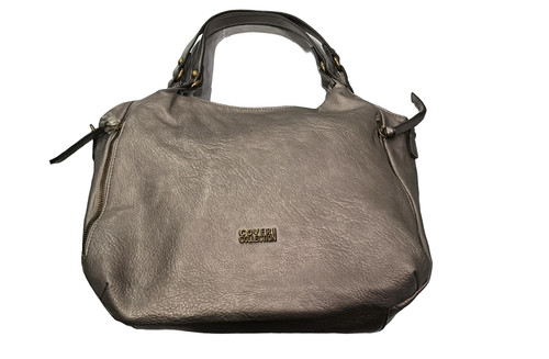 Borsa manici color argento - borsa,
