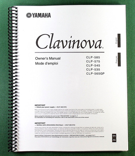 Yamaha clp 585 575 545 - 575,