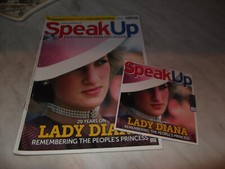 RIVISTA SPEAK UP AGOSTO 2017 LADY DIANA,ELVIS PRESLEY. CON CD