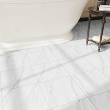 Confezione da 40 Piastrelle per Pavimenti Peeling and Stick Pavimento in Vinile 12 x 12 Pollici Autoadesive Wat...