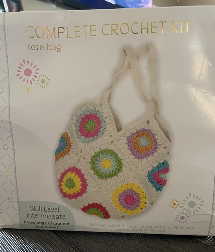 Kit borsa all uncinetto granny - kit, all'uncinetto