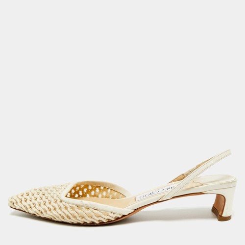 Jimmy choo cream leather and - choo,