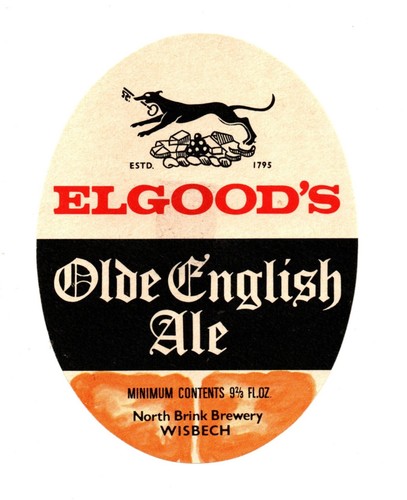 England vintage beer label - england,