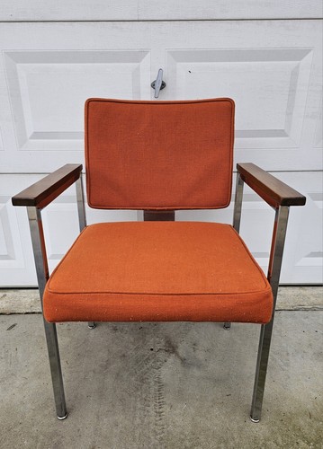 Sedia moderna cromata vintage