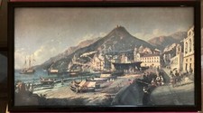Stampa dipinto “Amalfi”-  Giovanni Serritelli
