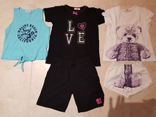 Lotto 1828 set abiti 2 pantaloni , 3 magliette bimba 14-15 anni