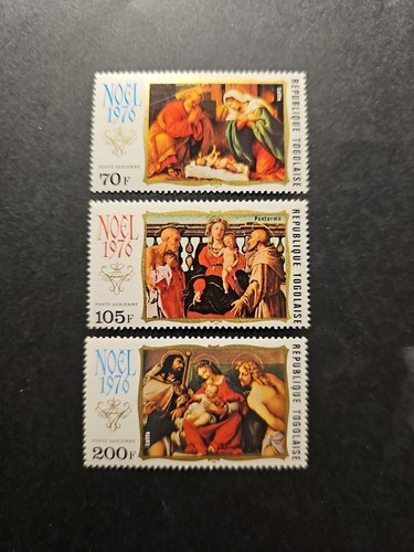 Timbro togo natale quadro - timbro,