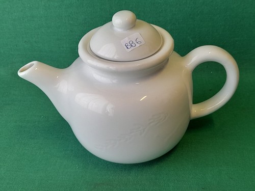 Teiera ceramica bianca rondini - ceramica,