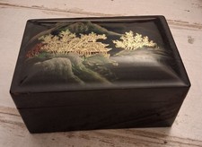 SCATOLA DI LEGNO LACCATO DI