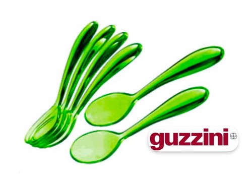 Guzzini set cucchiaini verde - guzzini,