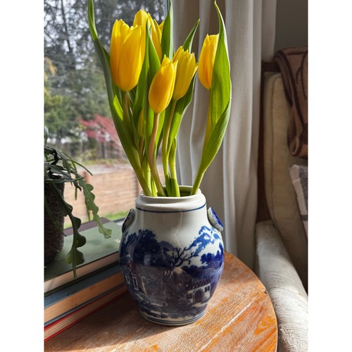 Vaso zenzero vintage flow - vintage, blue