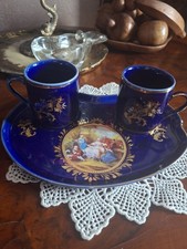 2 Tazzine Caffè Vassoio  Vintage