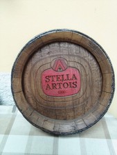 Fondo di botte pubblicitaria Birra Stella Artois diametro 40 cm. VINTAGE