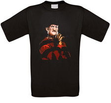 Freddy Krueger Nightmare Horror Cult Movie T-Shirt Tutte Le Taglie NUOVO