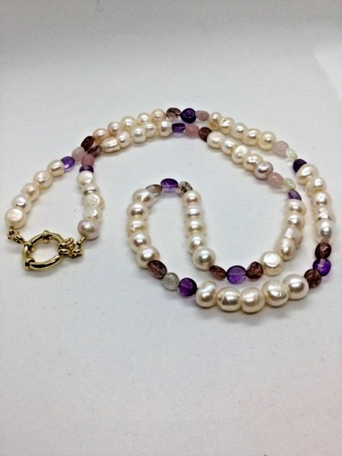 Collana perle barocche con - barocche,