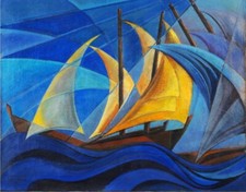 Stampa artistica Vele nel