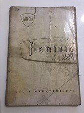 Uso Manutenzione Lancia Flaminia 2.8 Touring Super Sport Zagato