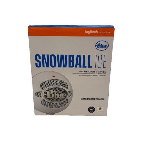 Logitech blue snowball ice - logitech,