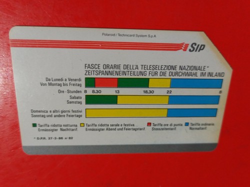 Rara scheda telefonica - scheda,