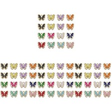  4 PEZZI Charms Farfalla