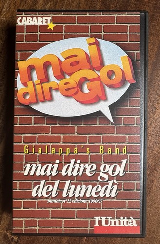 Vhs cabaret gialappa s - vhs, /