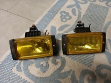 FARETTI LUCI FARI FENDINEBBIA bosch halogen epoca fog light universali GIALLI