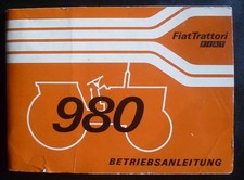 Fiat 980 Trattore Manuale Uso e Manutenzione