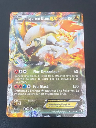 Carte pokemon kyurem - pokemon, blanc