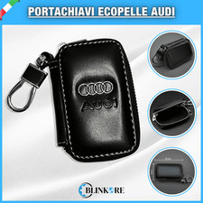Portachiavi ecopelle nero logo - nero,