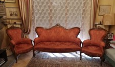 Salotto con divano lungo 170 e