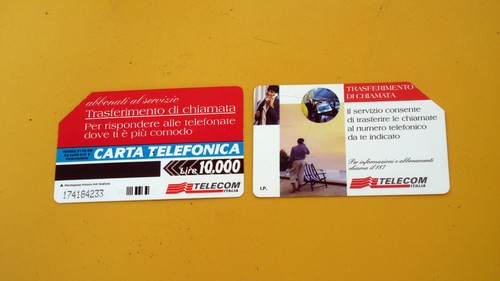 Carta telefonica telecom - , l