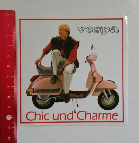 Adesivo sticker vespa chic e - chic,